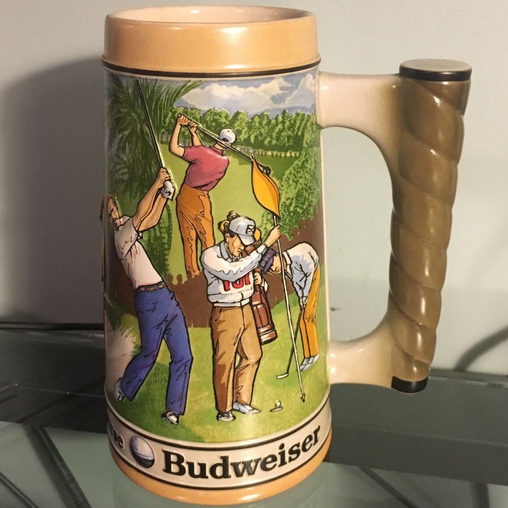 Budweiser- Par For the Course Stein